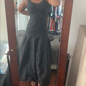 Halston long black gown size 4 US